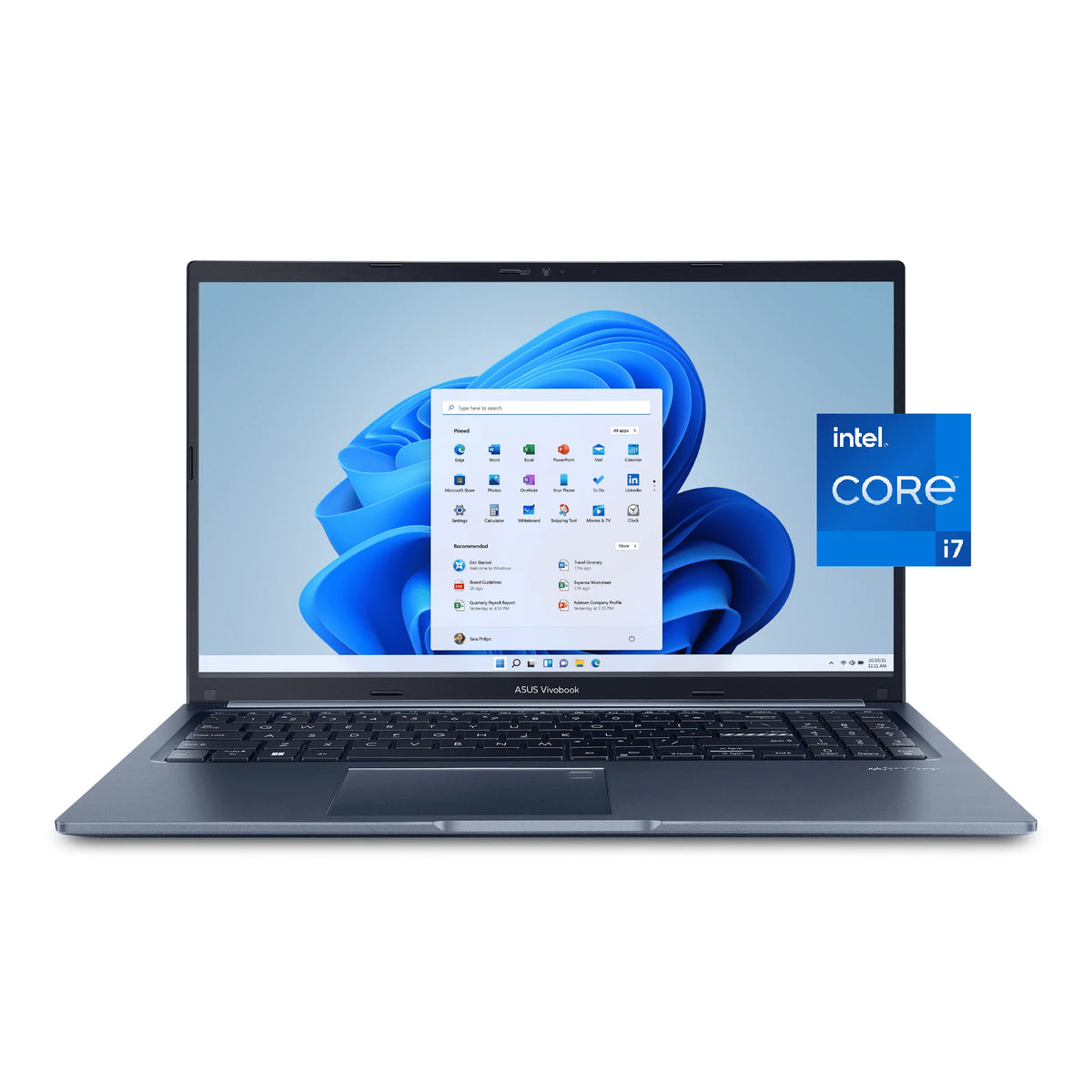 15.6" Touch Intel Core i7-1255U 16GB RAM 512GB SSD Quiet Blue Windows 11 Home Laptop A84990