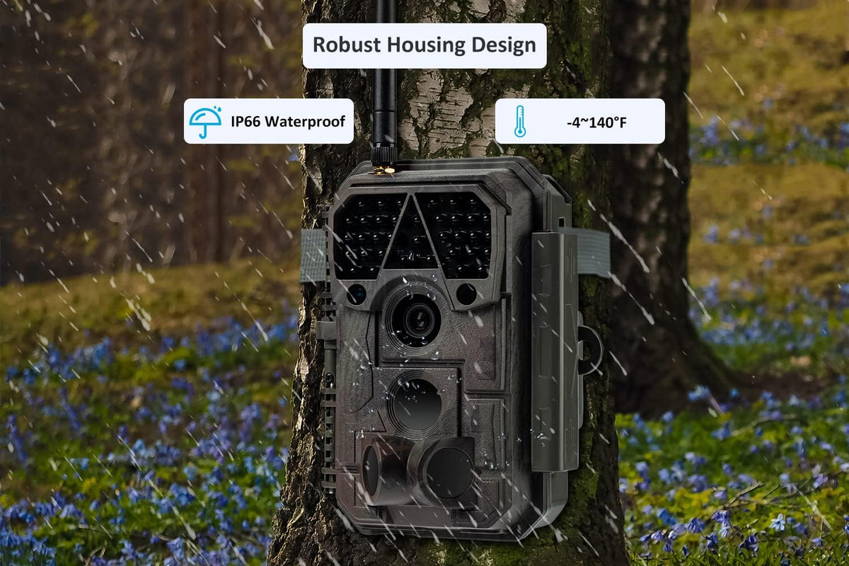 32mp 1296p Trail Camera with 100ft Night Vision Motion Activated Waterproof Y142