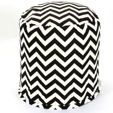 Chevron Indoor Outdoor Ottoman Pouf U17177