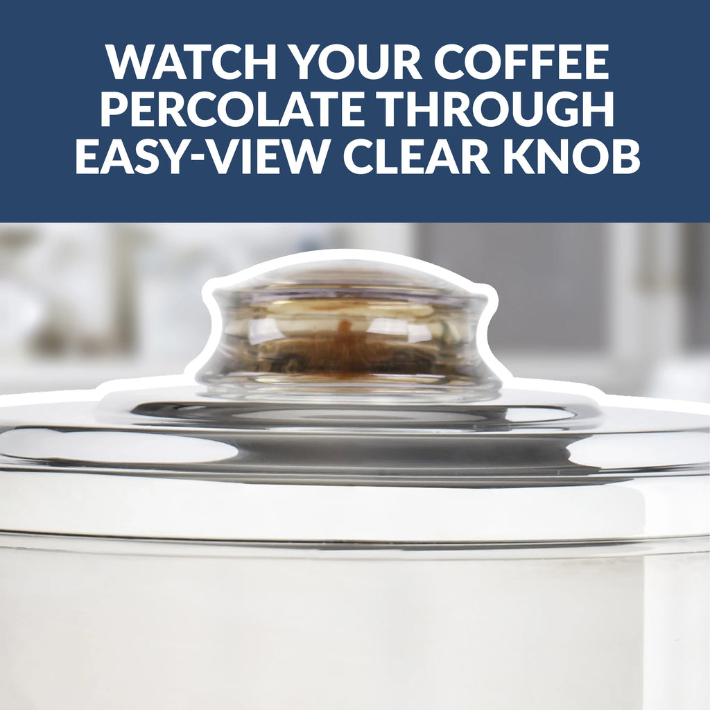 1000-Watt 30-Cup Stainless Steel Coffee Urn U260388