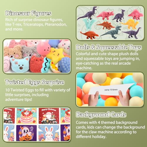Unicorns Toy Claw Machine with Prizes A258