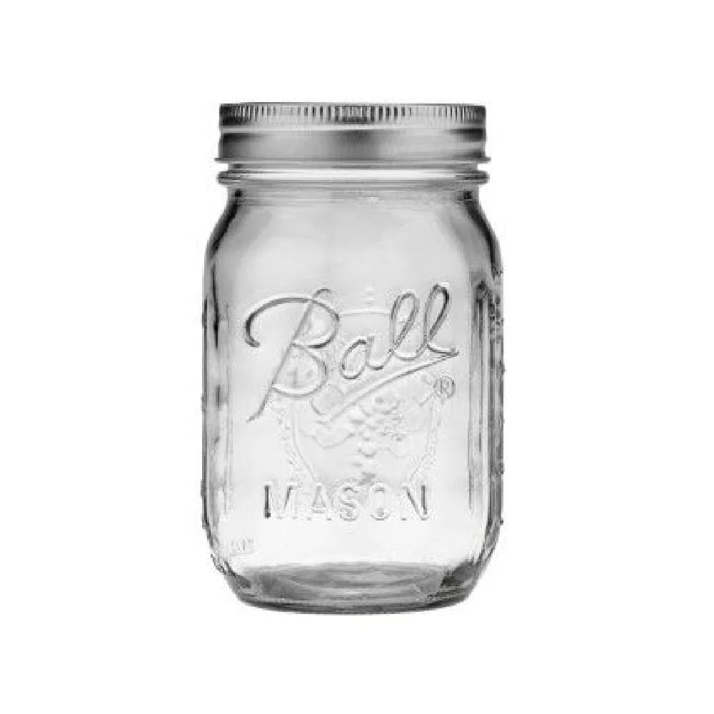Regular Mouth Pint Glass Jar 16 oz 6-Pack Z98978