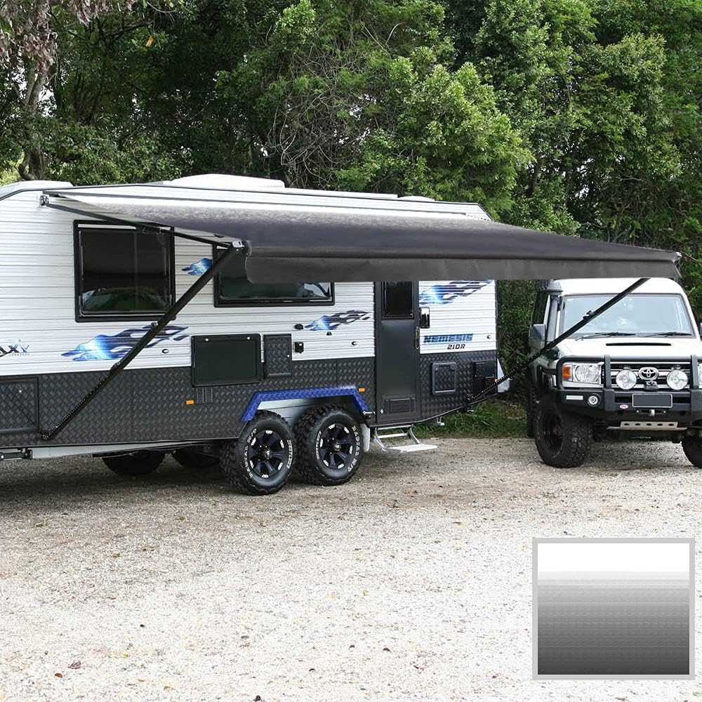 Ocean Blue 10 Feet Vinyl RV Awning Canopy Replacement G87413