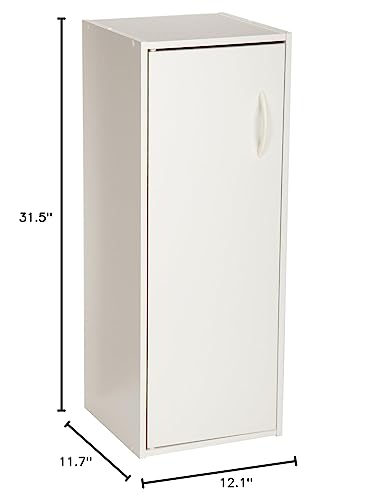 White Stackable 1-Door Organizer N971