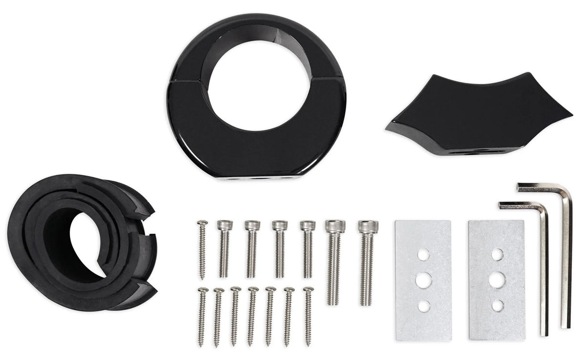 Black Marine Boat Wakeboard Tower Speakers with Amplifier and Wires L849