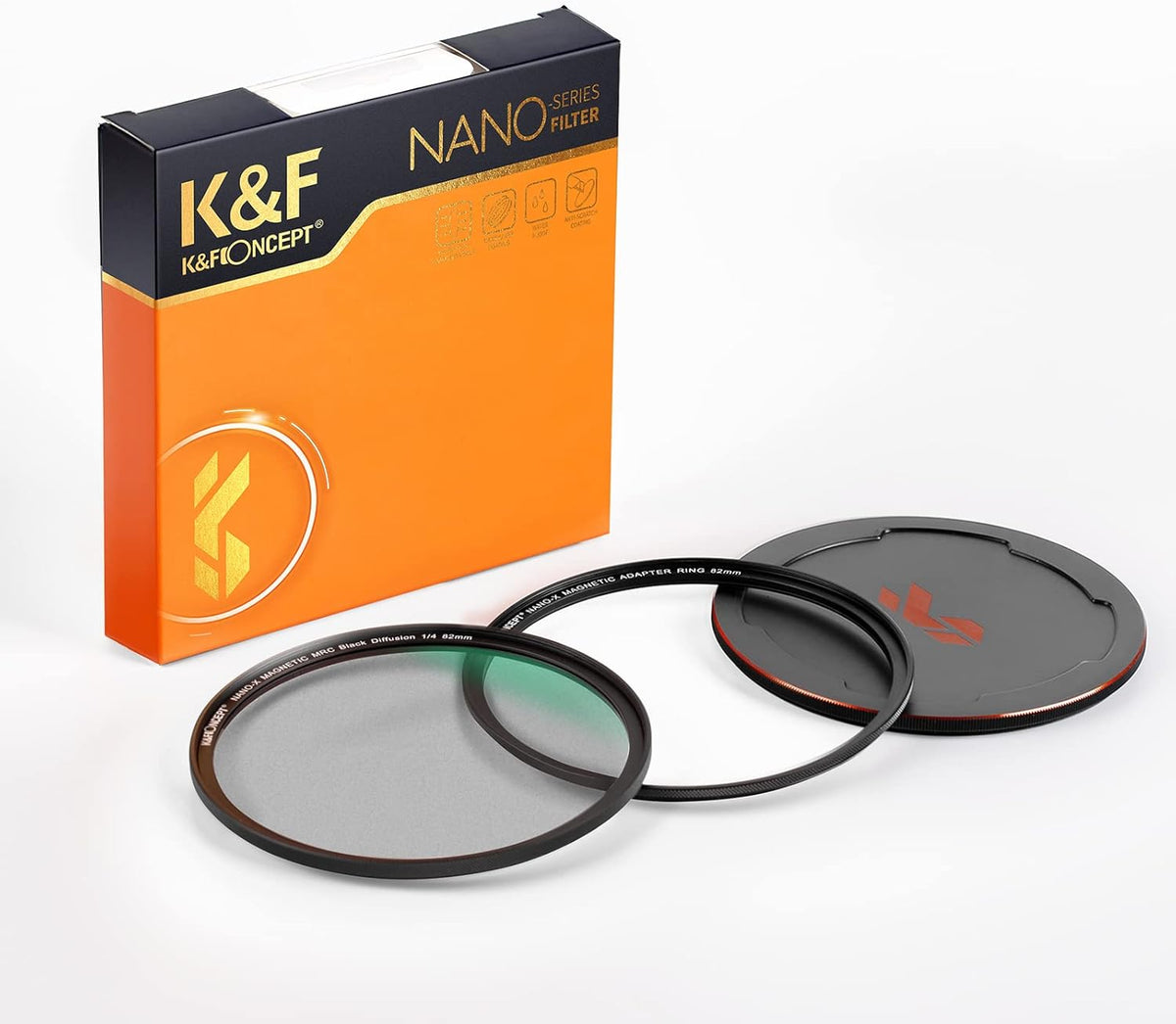 82mm Magnetic Black Soft Diffusion 1/4 Filter Kit F181909