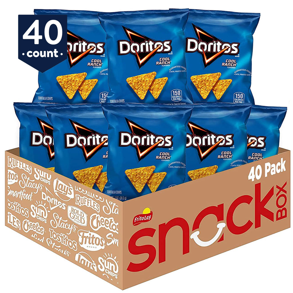 40 Count 1 oz Cool Ranch Tortilla Chips Multipack E266
