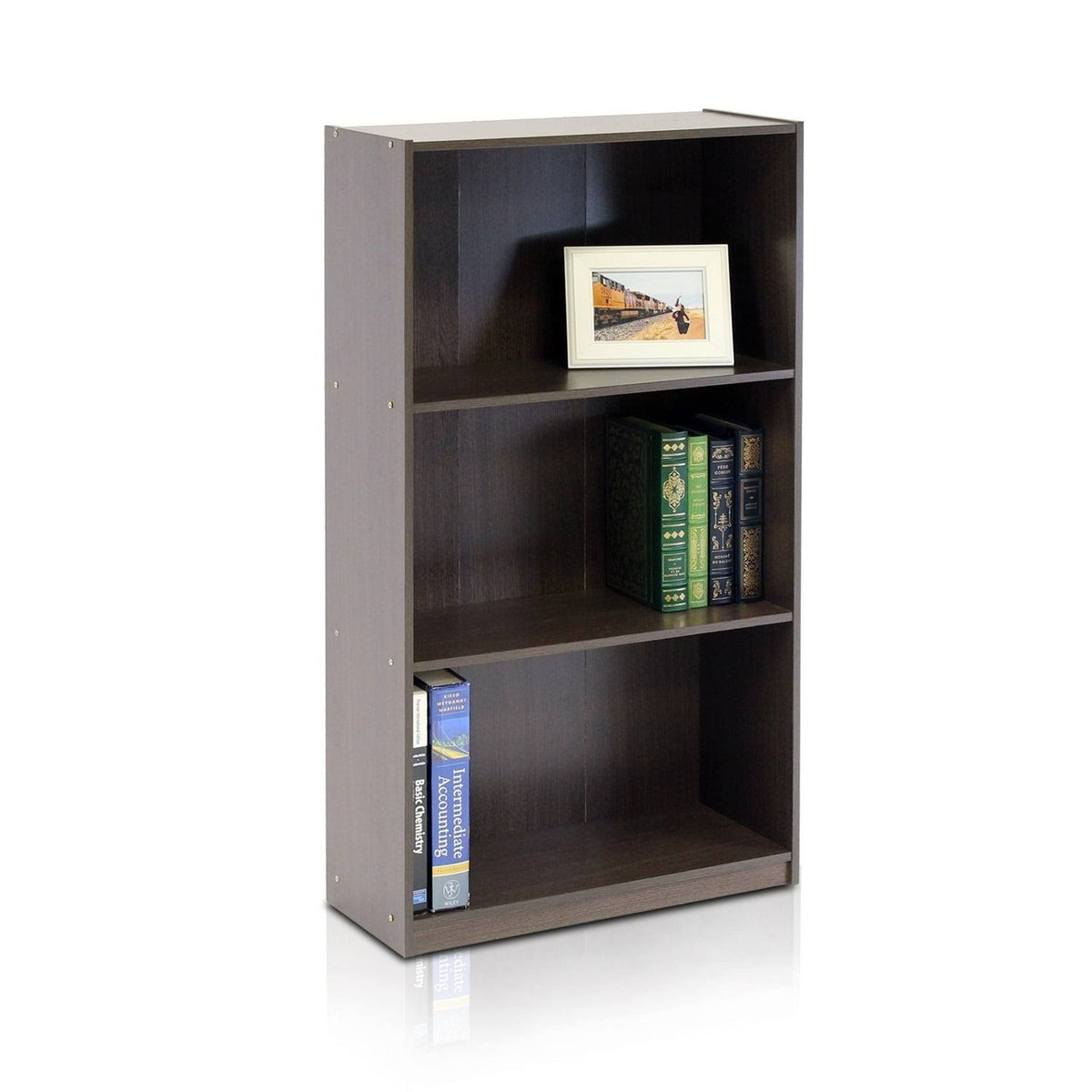 Brown 3-Shelf Bookcase B762844