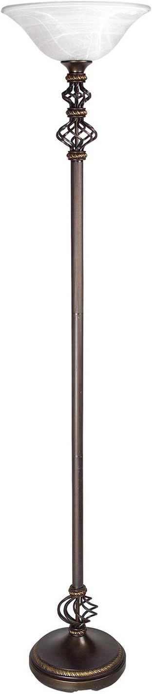 Floor Lamp with Frosted Glass Shades B608764
