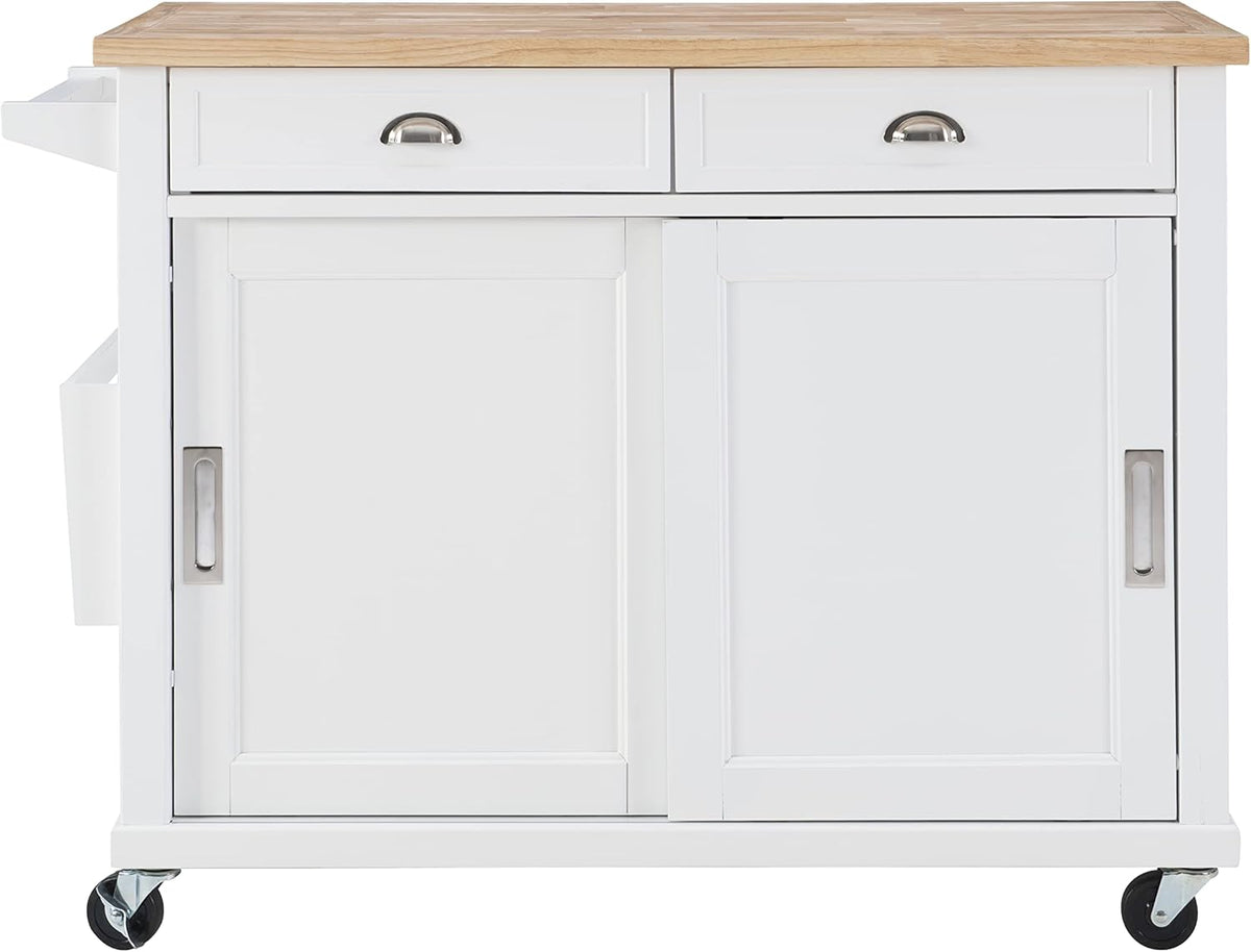 White Kitchen Cart O13935