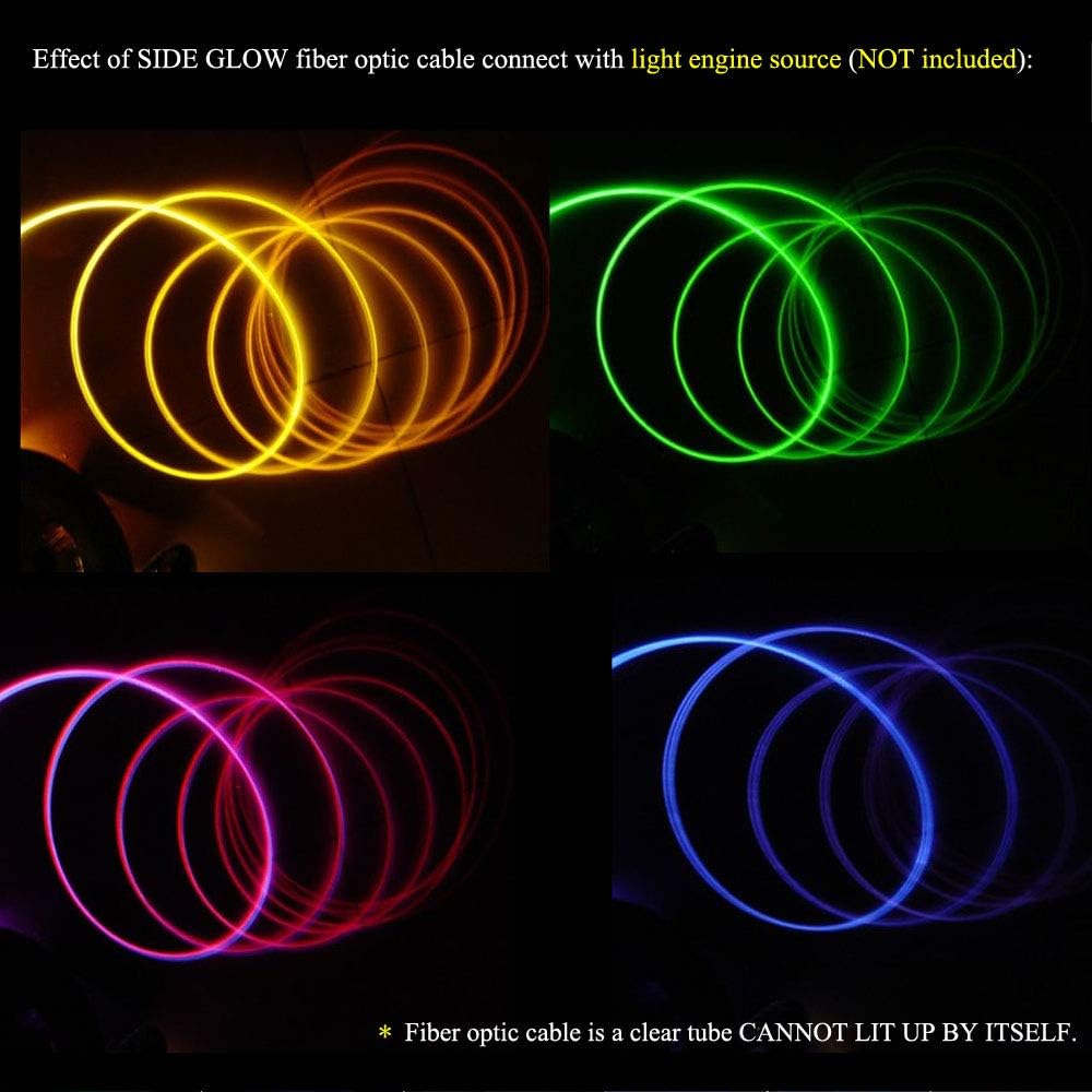 PMMA Plastic Side Glow Fiber Optic Cable F82984