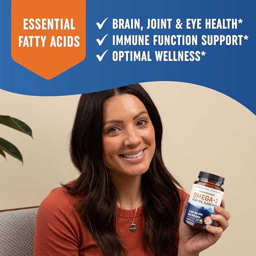 3600 mg Omega 3 Fish Oil Softgels (120 Ct) Z7068