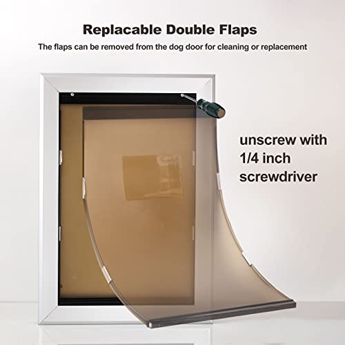 Heavy Duty Aluminum Insulated Dog Door V646840