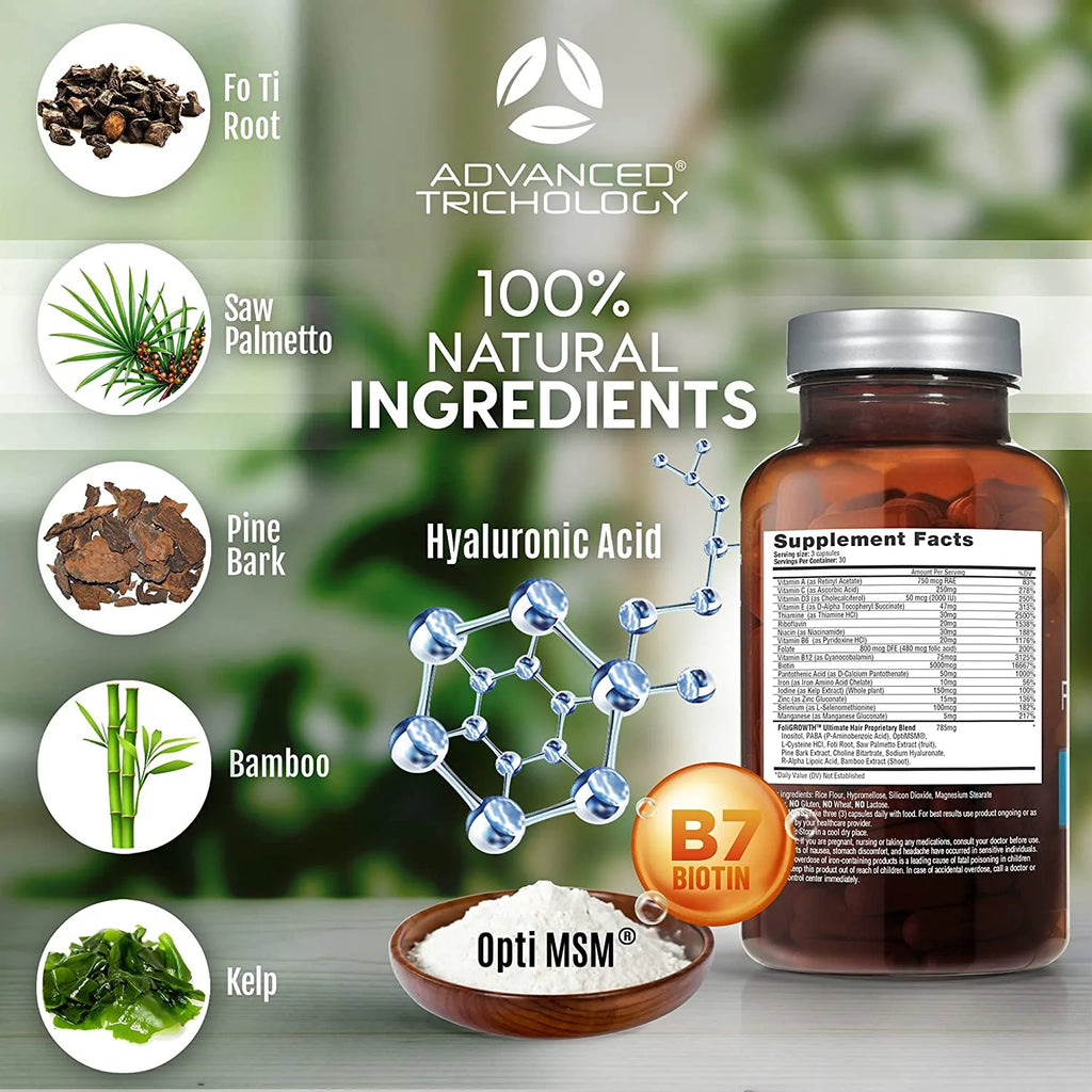 Hair Growth Vitamin with High Potency Biotin N448494