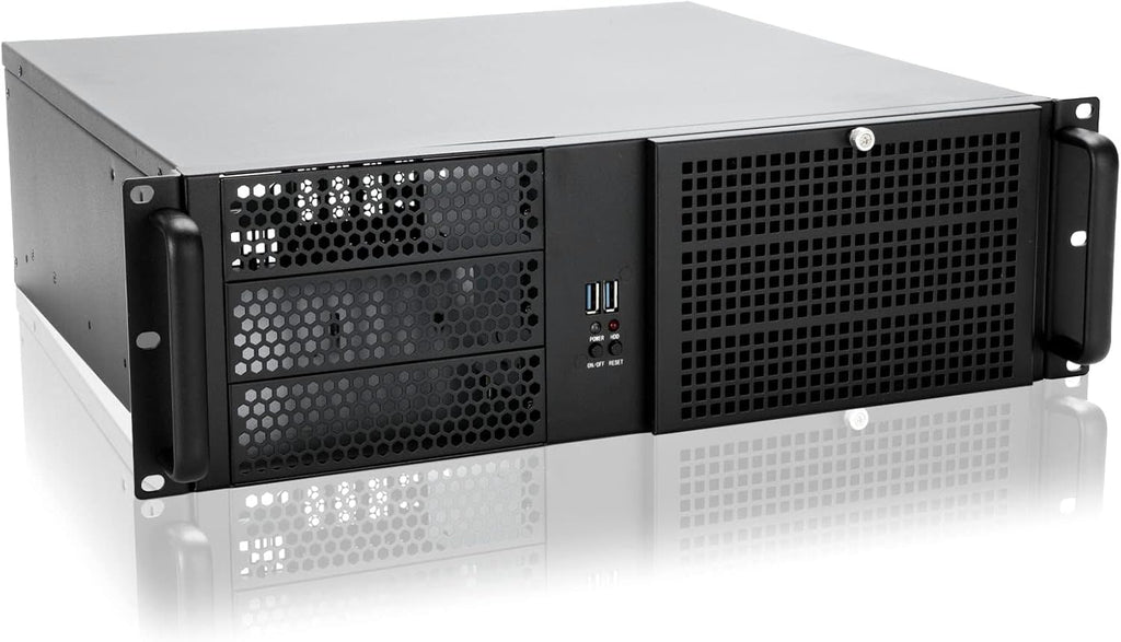 3u Rackmount Server Chassis with 3x5.25 Support PS2 PSU Side 80mm Fan Dust Filter Bracket Z61824