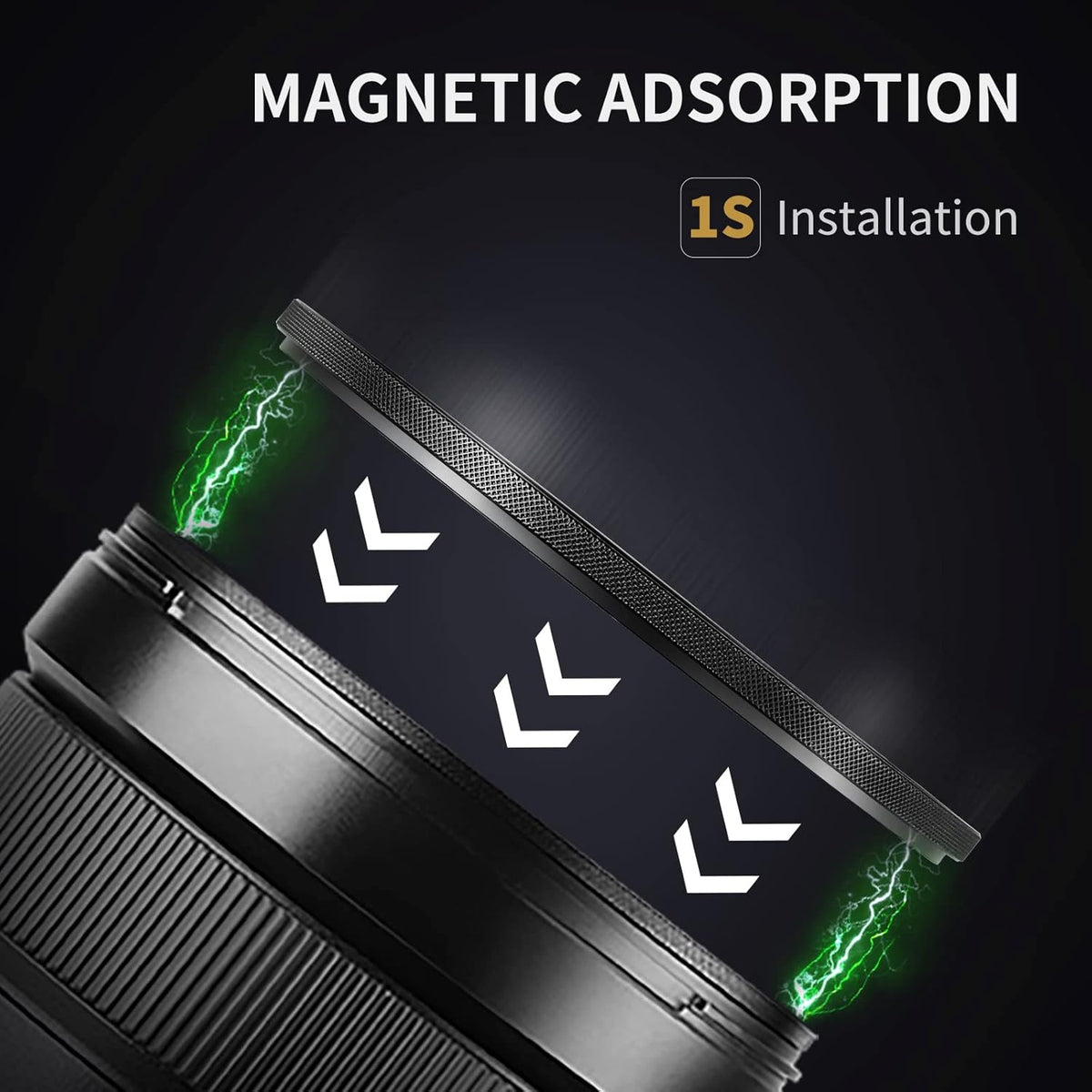 82mm Magnetic Black Soft Diffusion 1/4 Filter Kit F181909