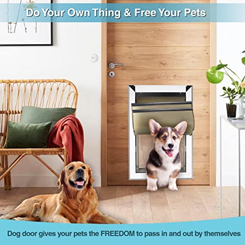 Heavy Duty Aluminum Insulated Dog Door V646840