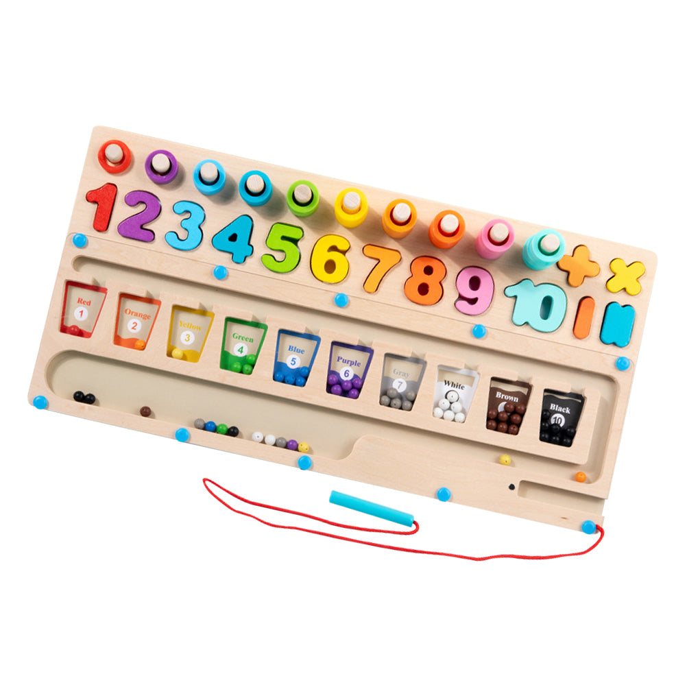 Magnetic Wooden Building Blocks Puzzle V992