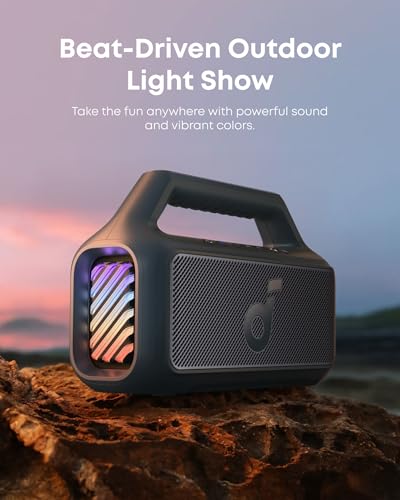 Outdoor Speaker, 80W, IPX7 Waterproof, Floatable, Bluetooth 5.3 T9947