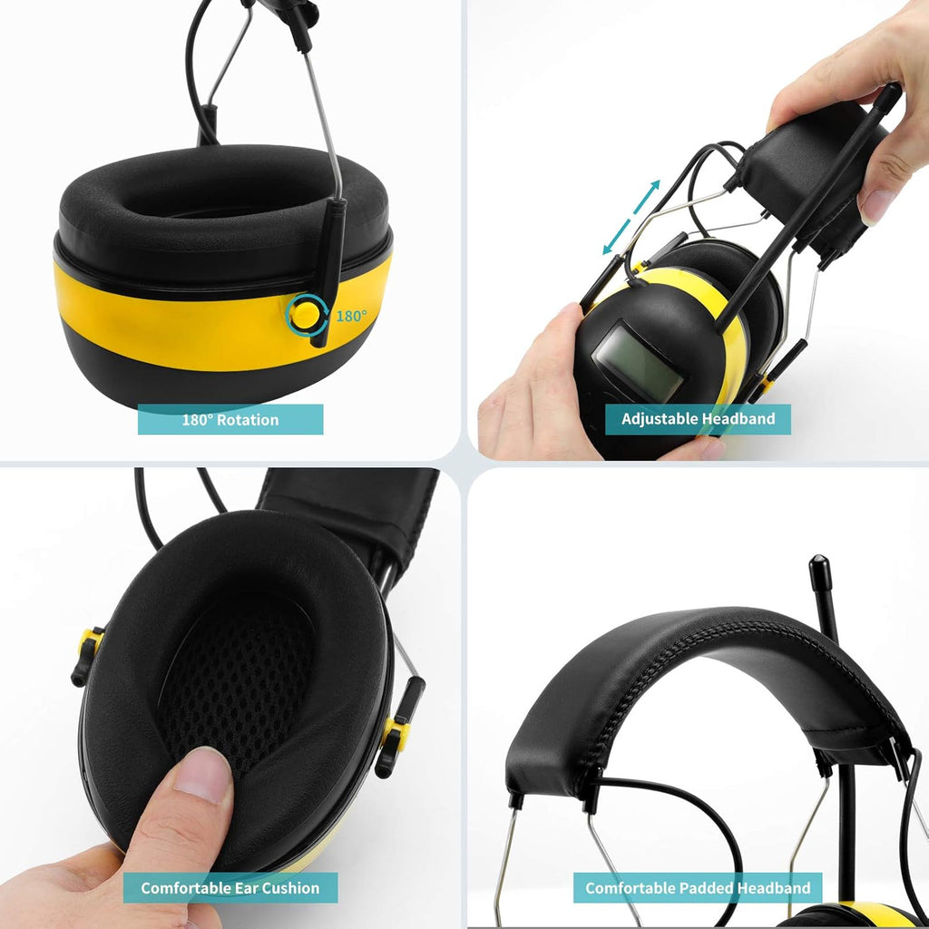 Am/Fm Radio 30db Noise Cancelling Ear Protection V9082