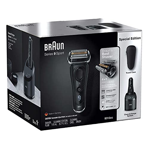 Series 9 Sport Shaver with Clean and Charge System V43430