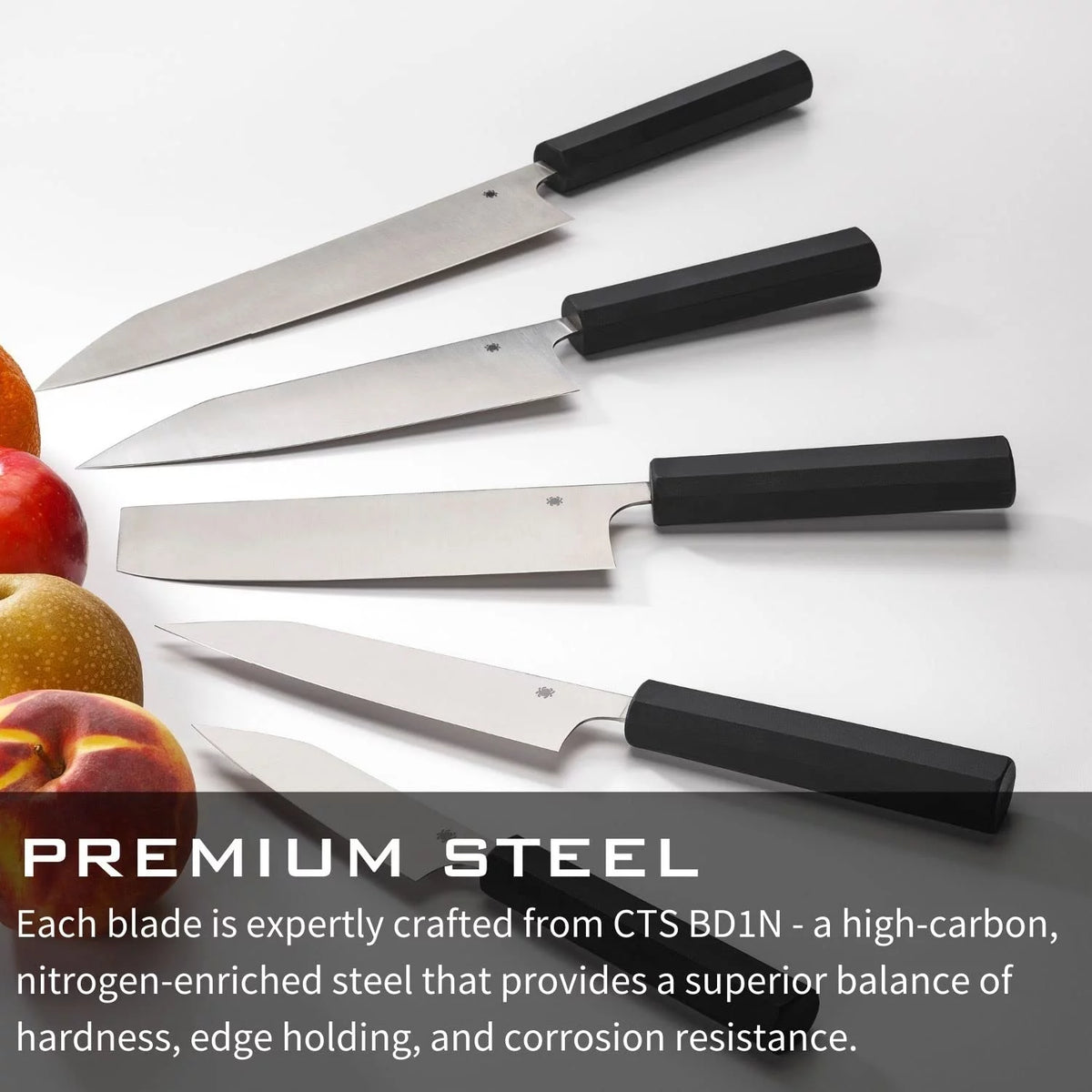 Black Polypropylene Kitchen Knife J9649