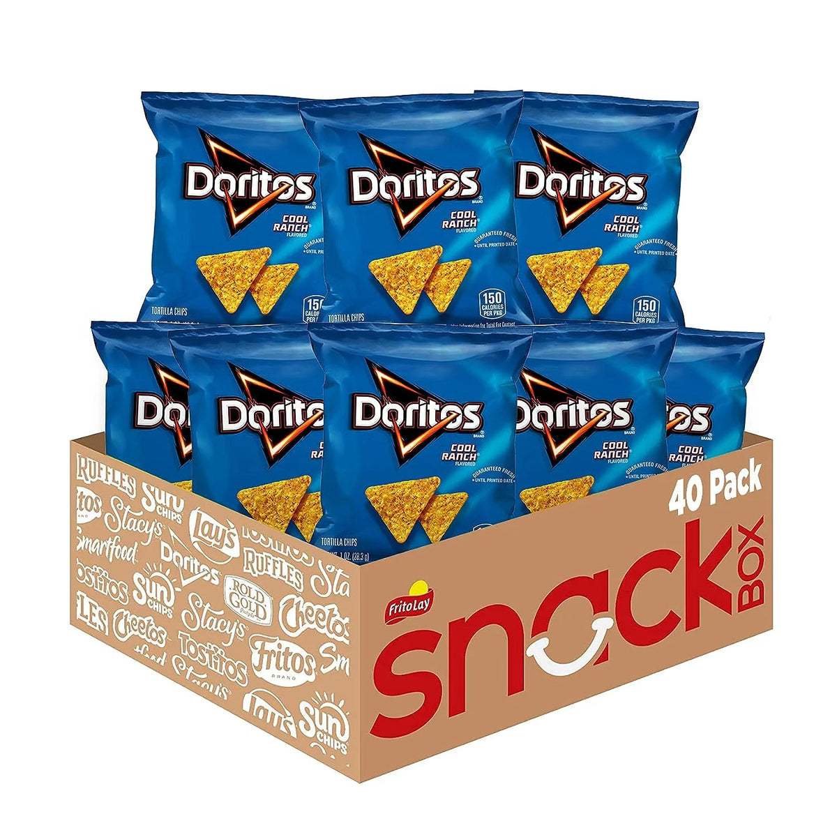 40 Count 1 oz Cool Ranch Tortilla Chips Multipack E266