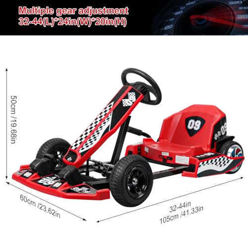 Red Electric Go Kart with 350w Motor N12692