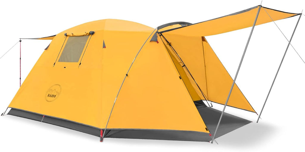 2/4 Person Waterproof Camping Tent with Porch Double Layer D69400