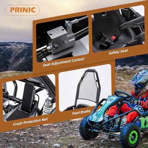 48V 12Ah Battery Electric Go Kart U88132