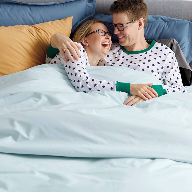 Butterscotch Cotton Percale King Fitted Sheet J744