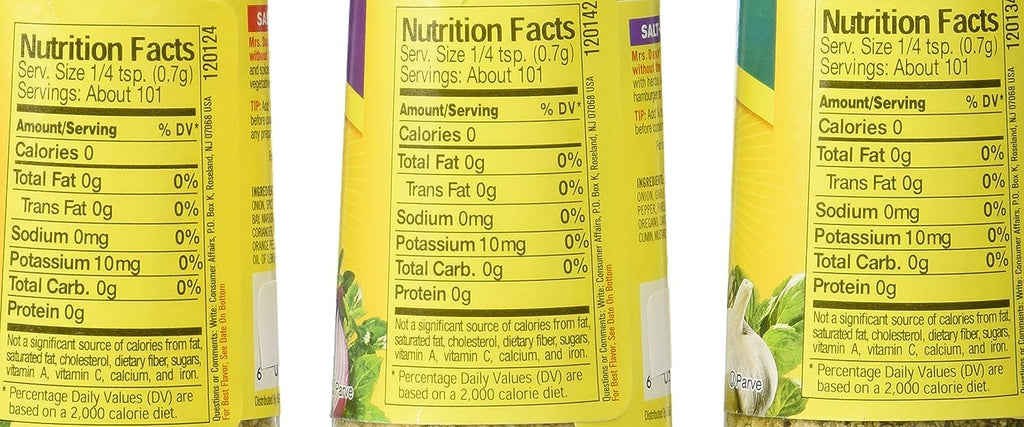 All Natural Salt-Free Seasoning Variety Pack 2.5 oz E9759