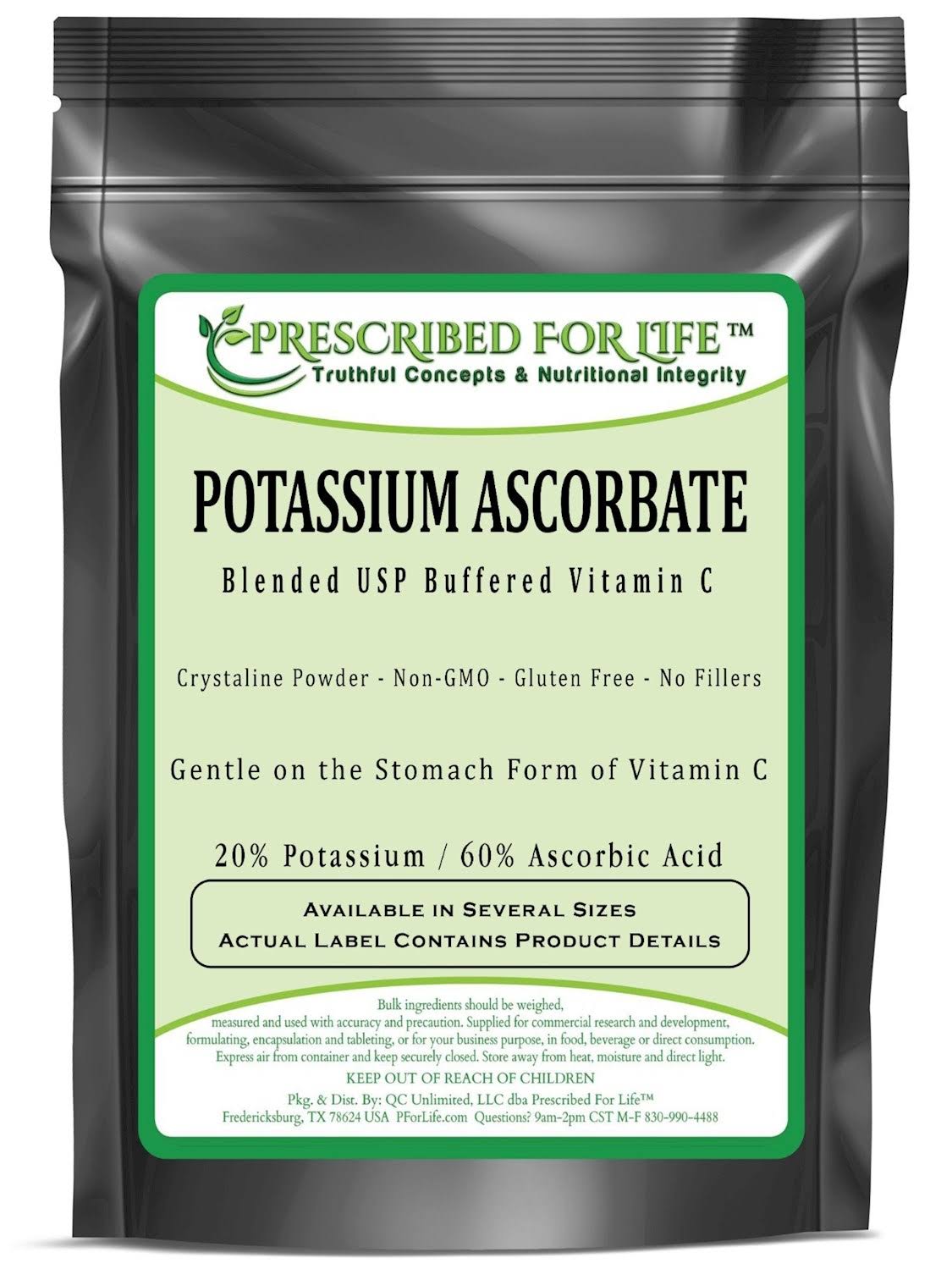 Potassium Ascorbate Buffered Vitamin C Powder 10 kg D244