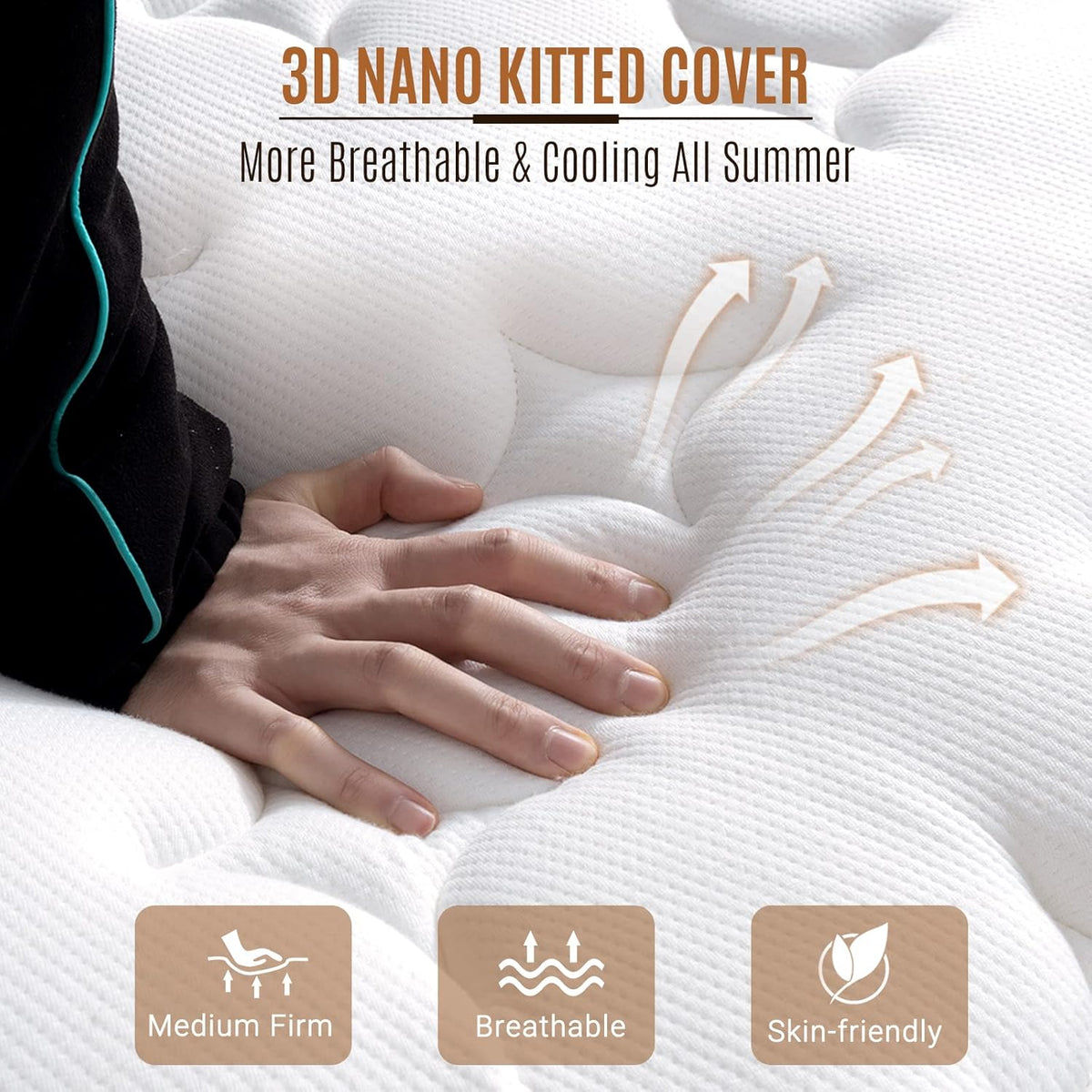 12 Inch Queen Gel Memory Foam Innerspring Mattress L4419