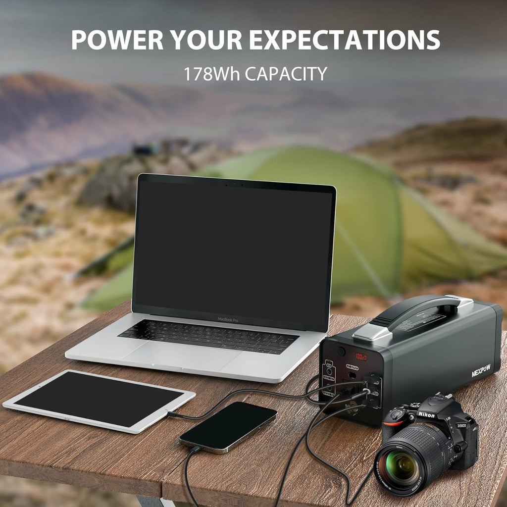 178Wh Portable Power Station with AC Outlet T715946