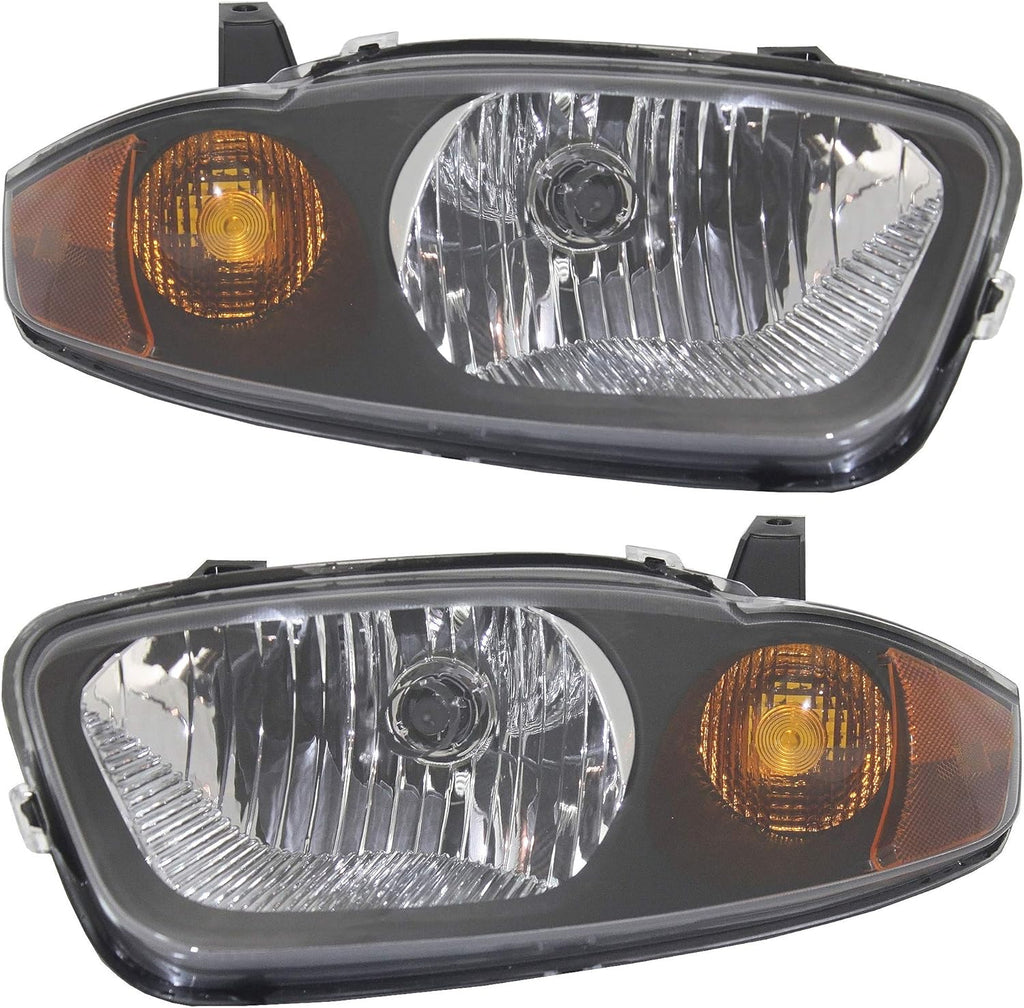 Headlight Set Left Driver and Right Passenger Side Halogen With bulb(s) W932