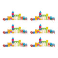 26 Piece Wooden Stacking Blocks Castle Toy G415723