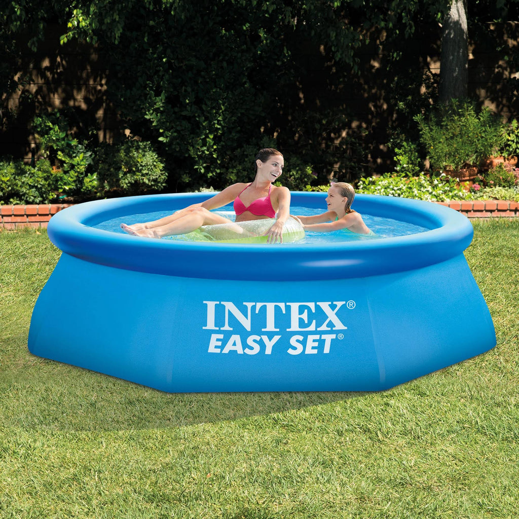 8 Ft Pool with Filter Pump and Pool Cover U30341