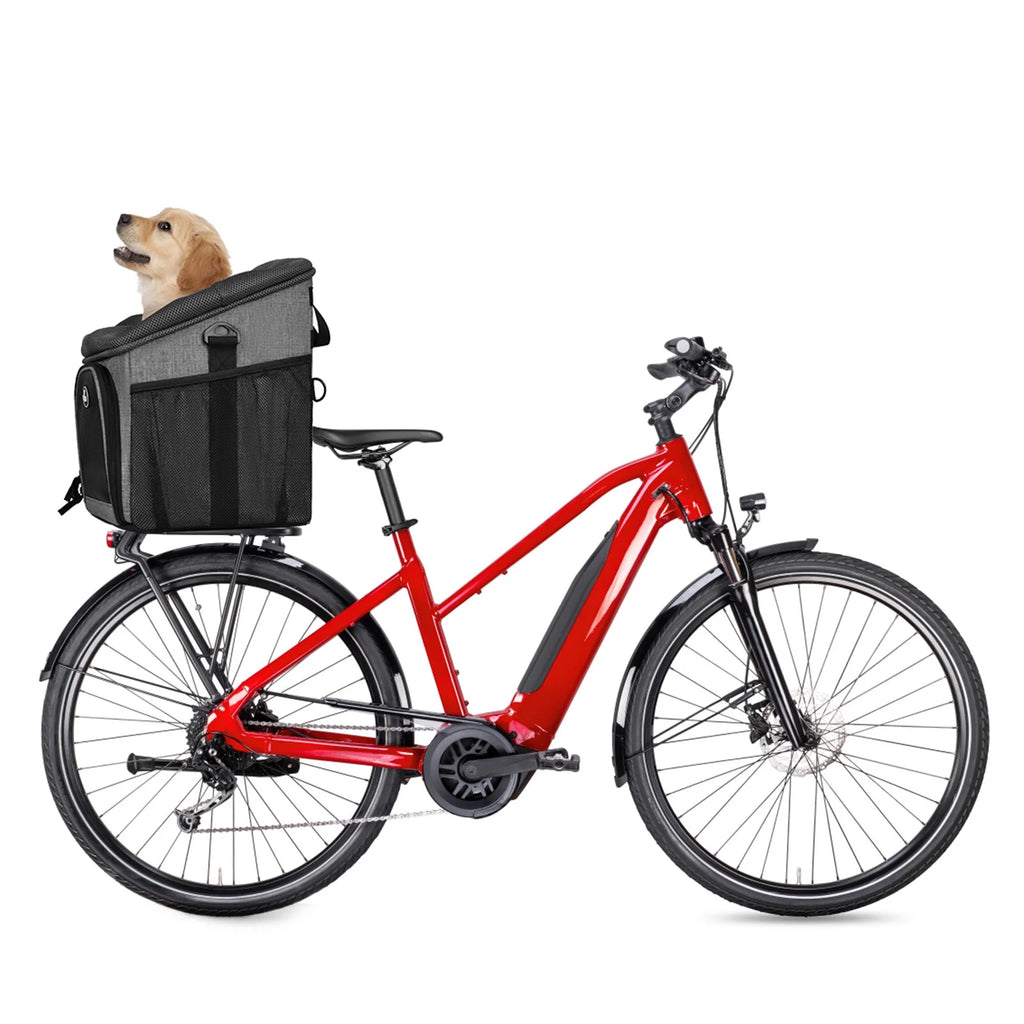 Foldable Removable Pet Bicycle Carrier Backpack O294