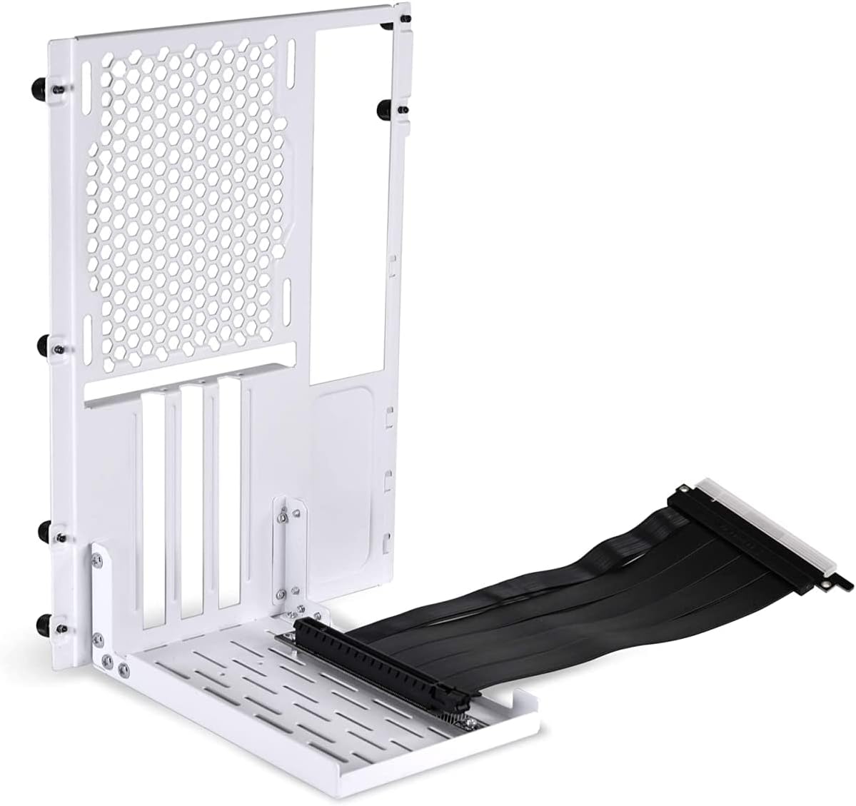White PCIE 4.0 Vertical GPU Bracket Kit I491