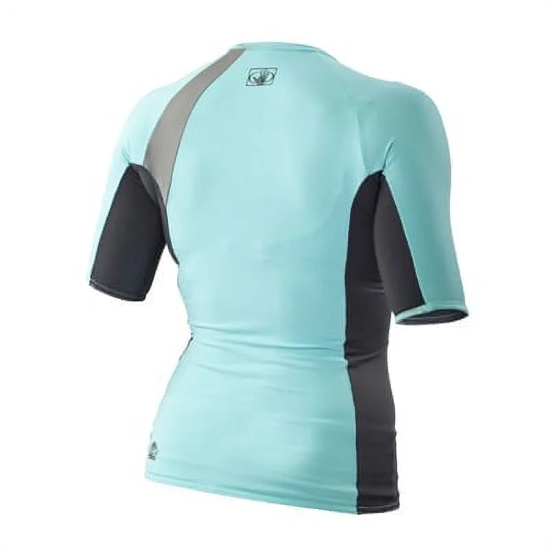 Blue & Gray Womens Performance Rashguard I9581