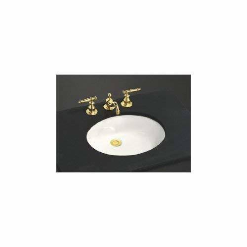 Almond Oval Undermount Bathroom Sink with Overflow J1653