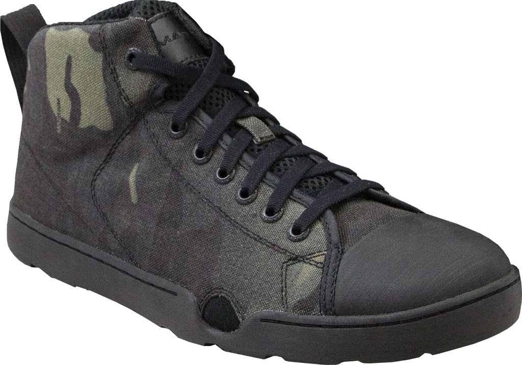 Black Multicam Wide Mid Boots Q115