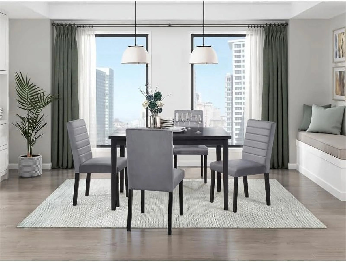 Black Wood Dining Room Table E654544