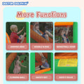 Inflatable Bounce House with Double Slide K649365