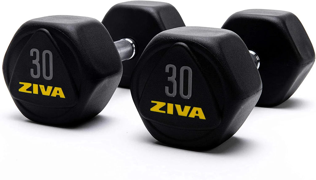 20 Lbs Urethane Rubber Hex Dumbbells A994