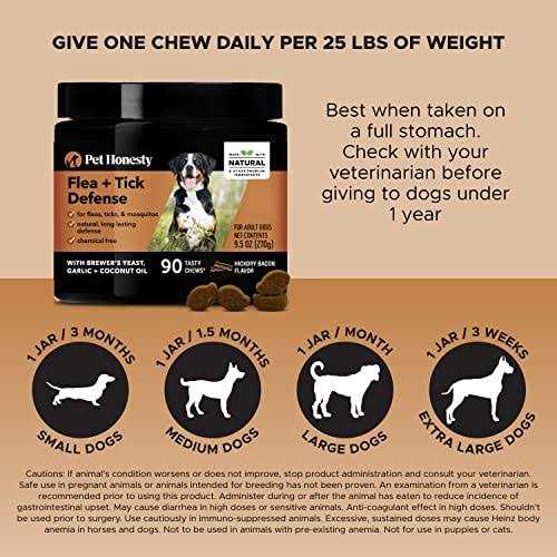 Flea & Tick Support Supplement Soft Chews for Dogs I440