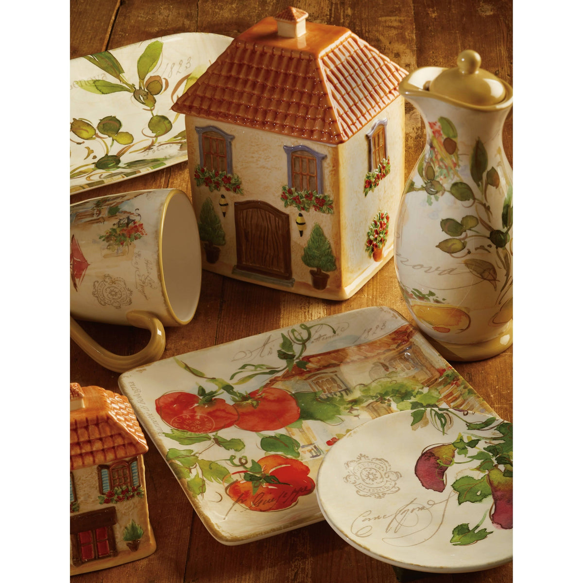 8.5x22 Salad Plate Set of 4 O6866
