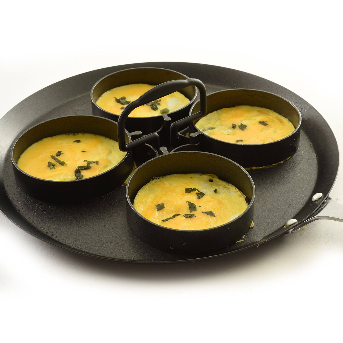 Nonstick 4-Piece Egg/Pancake Ring Set U8739
