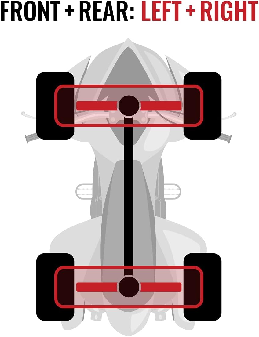 Front Rear Left Right Axles XT 4 EPS Complete Side L2608